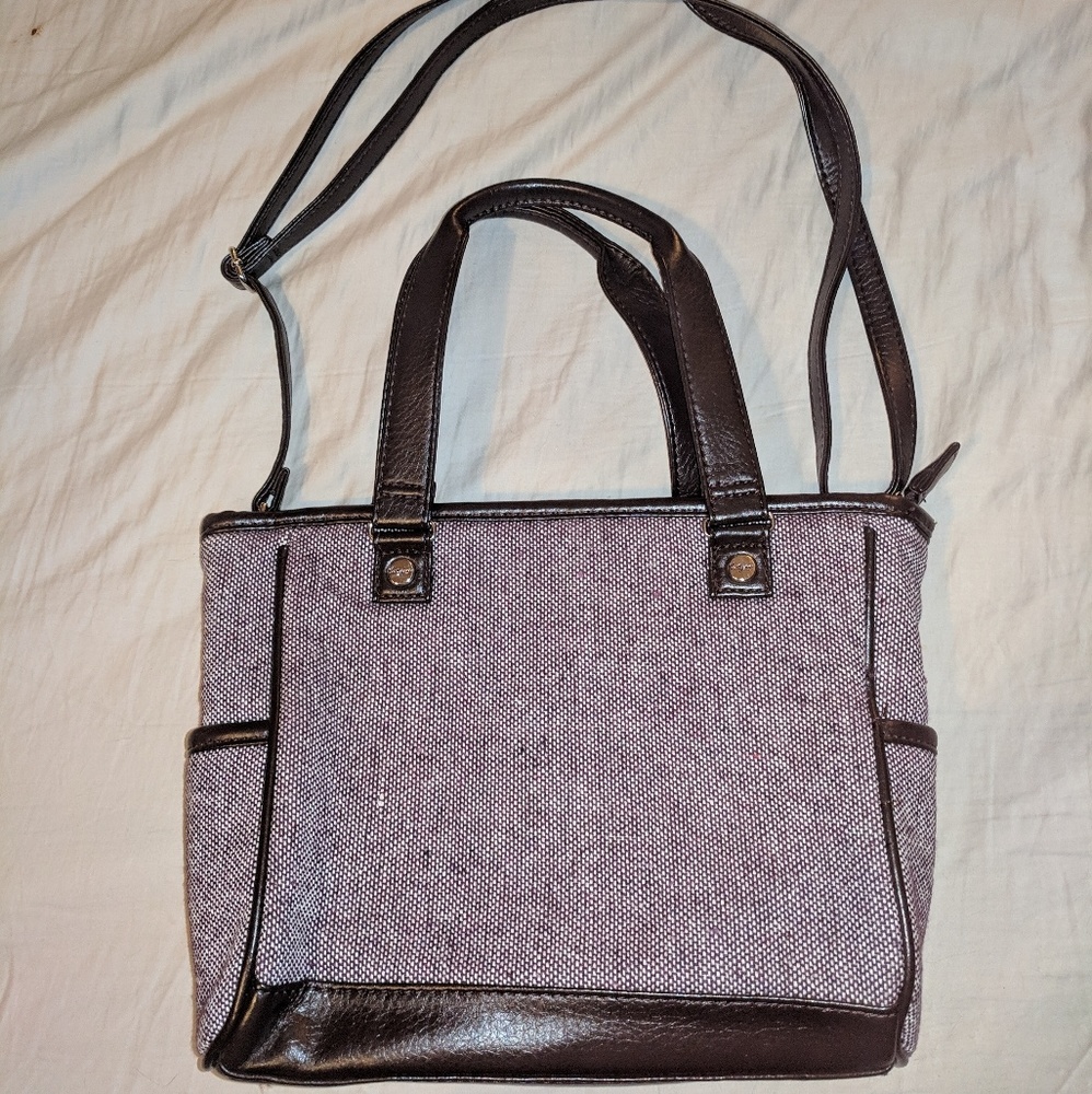 Thirty one mini Cindy purse, plum.